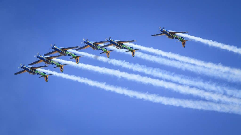 Aviao Embraer A-29 Super Tucano - Esquadrilha da Fumaca - MAQUETE