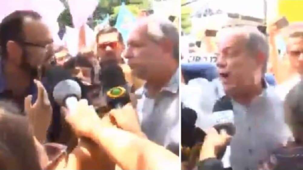 Ciro agride xinga e pede pris o de jornalista que fez pergunta