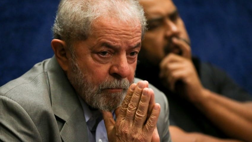 Ex-presidente Lula preso em 7 de abril de 2018