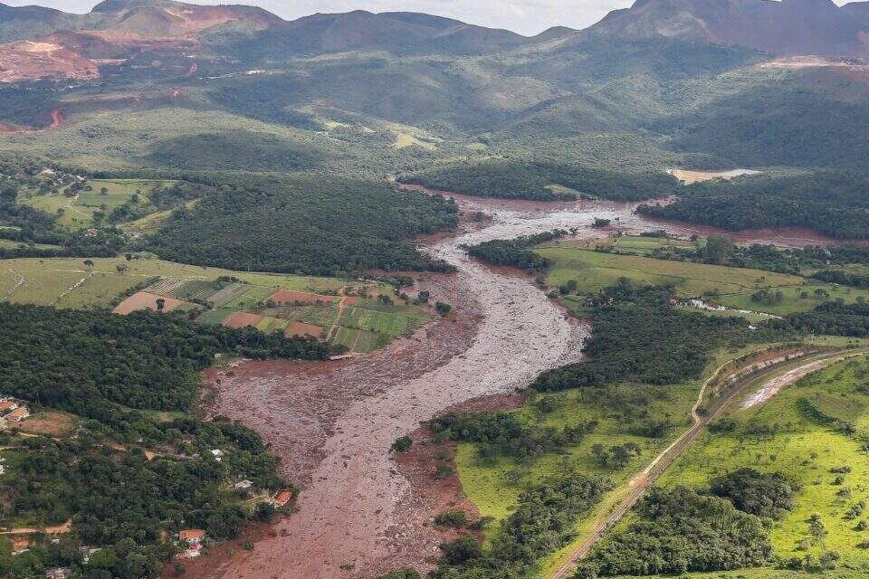 Região atingida pelo rompimento da barragem de Brumadinho (MG). Foto: Isac Nóbrega/PR/Arquivo