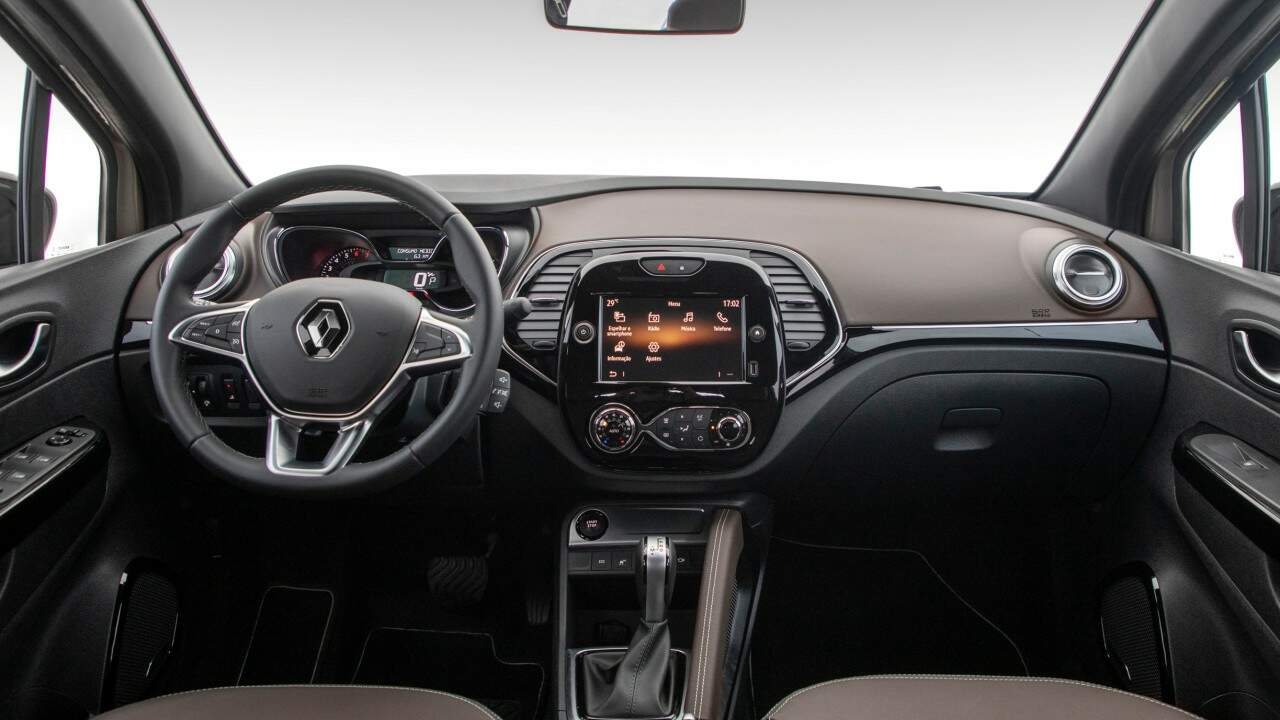 Interior do Renault Captur 1.3 turbo 2022.
