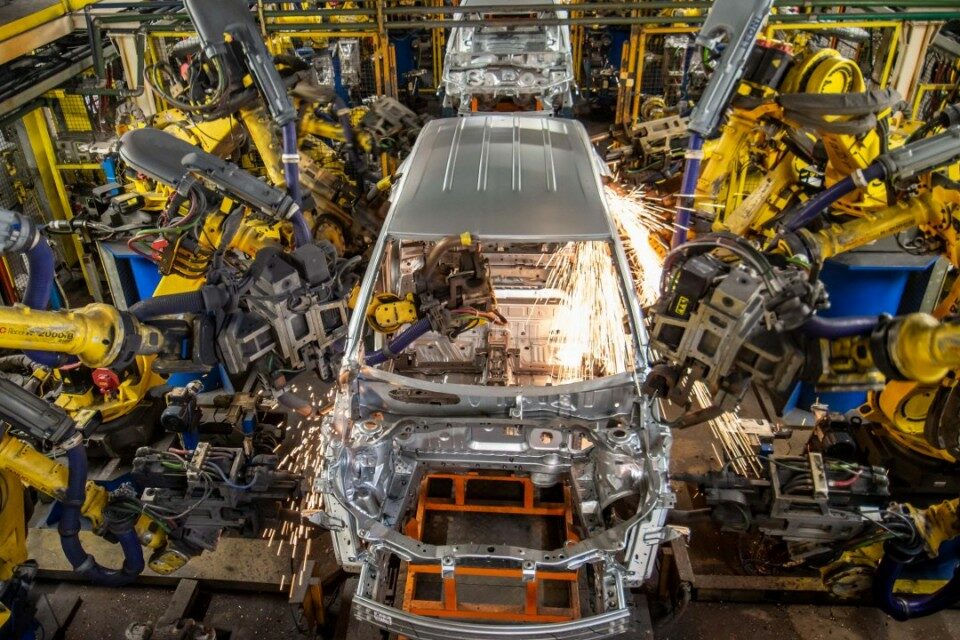 Linha de produção Chevrolet