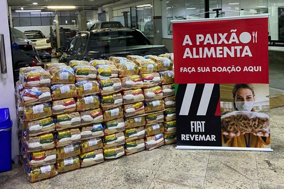 Solidariedade move ações da Fiat no Brasil_A Paixão Alimenta arrecada mais de 140 toneladas de alimentos