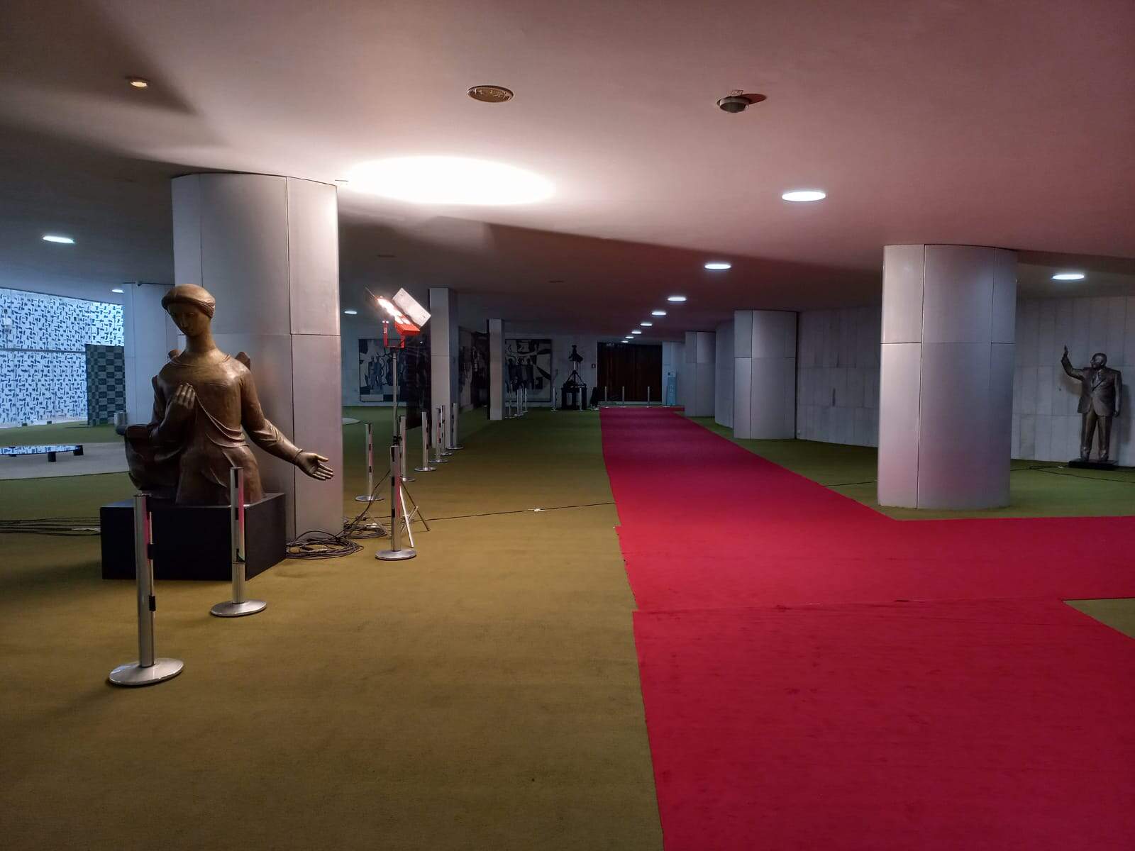 Salão Verde da Câmara dos Deputados vazio. Foto: Diário do Poder