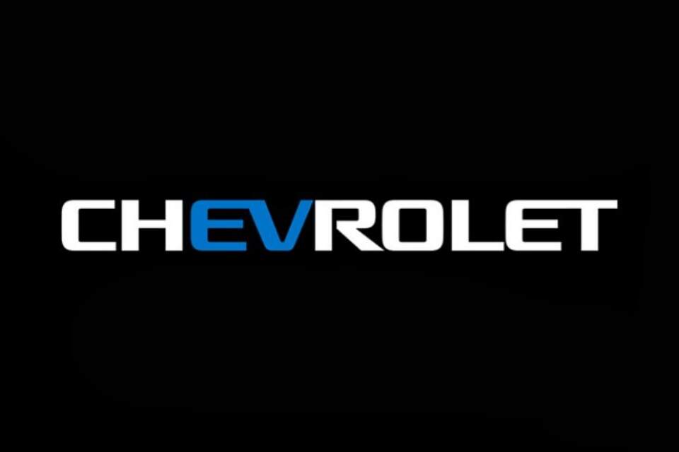 Logo Chevrolet veículos EV.