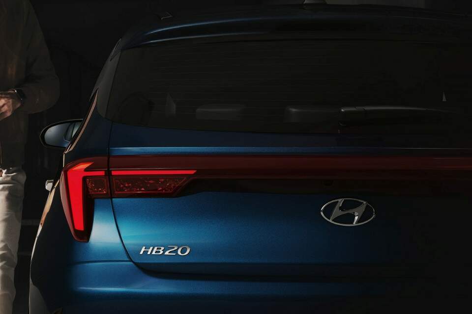 Teaser Hyundai HB20 2023.