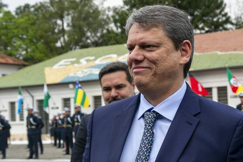 Governador Tarcísio de Freitas. Foto: Fernando Nascimento / Governo do Estado de São Paulo.