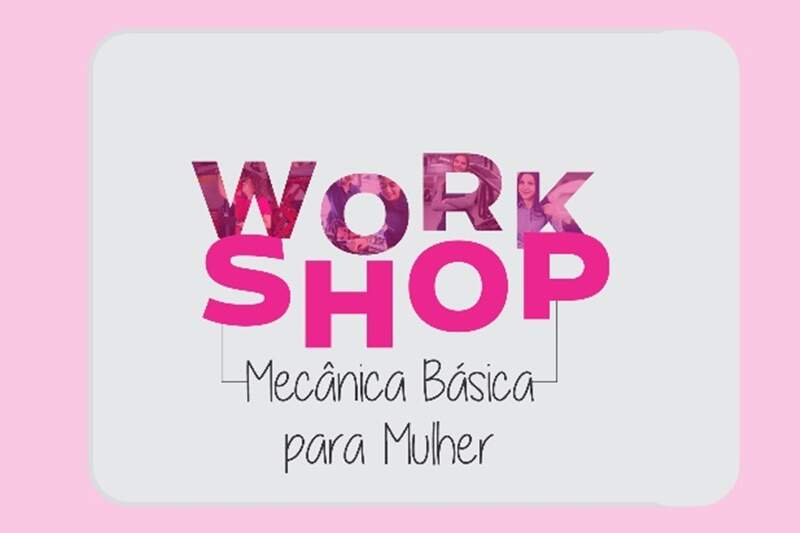 Folder Workshop Mecânica Básica para Mulheres.