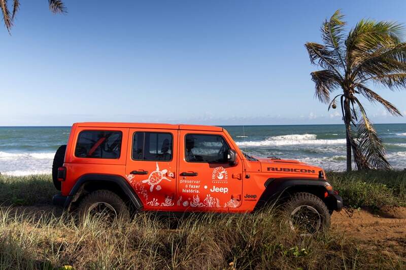 Jeep Wrangler Projeto Tamar.