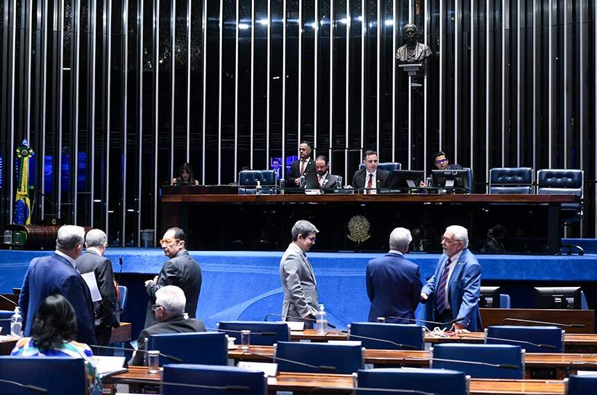 Sessão no Plenário do Senado Federal. Foto: Agência Senado