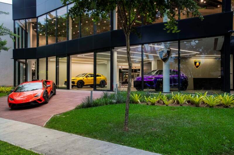 Concessionária Lamborghini São Paulo.