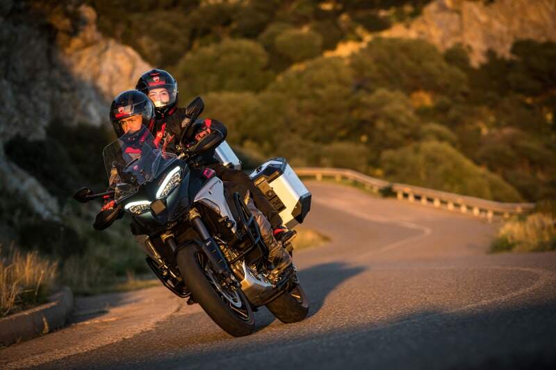 Ducati Multistrada V4 Rally Adventure Travel & Radar.