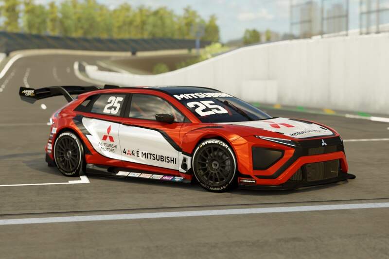 Mitsubishi Eclipse Cross Stock Car.