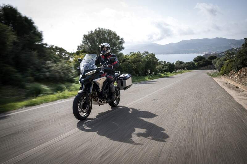 Ducati Multistrada V4 Rally Adventure Travel & Radar.