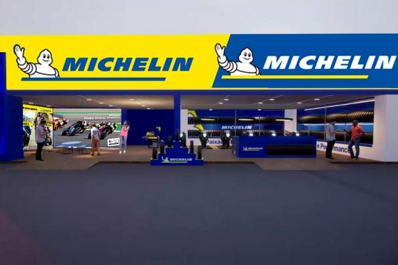 Prospecto estande Michelin.