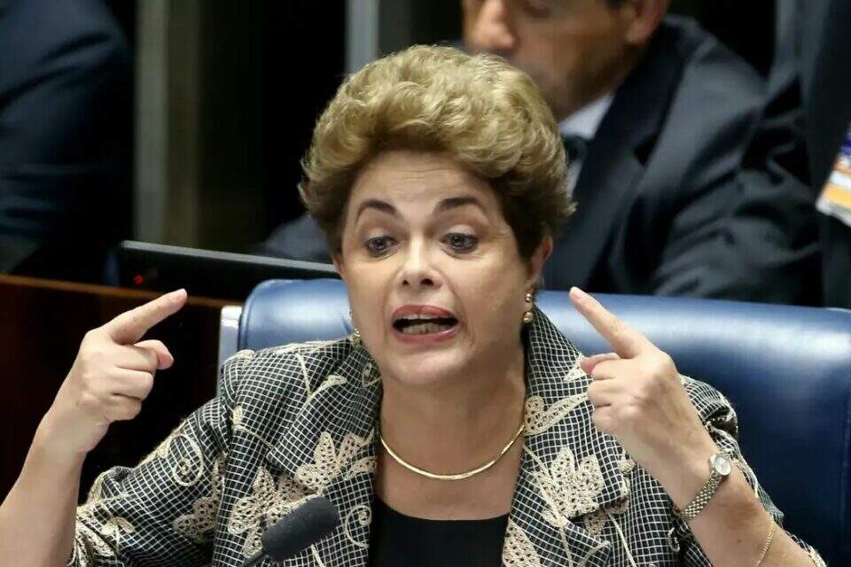 Dois dias antes da votação, Dilma discursou por 45 minutos no Senado. Perdeu por 61 votos a 20. Foto: Wilson Dias/ABr