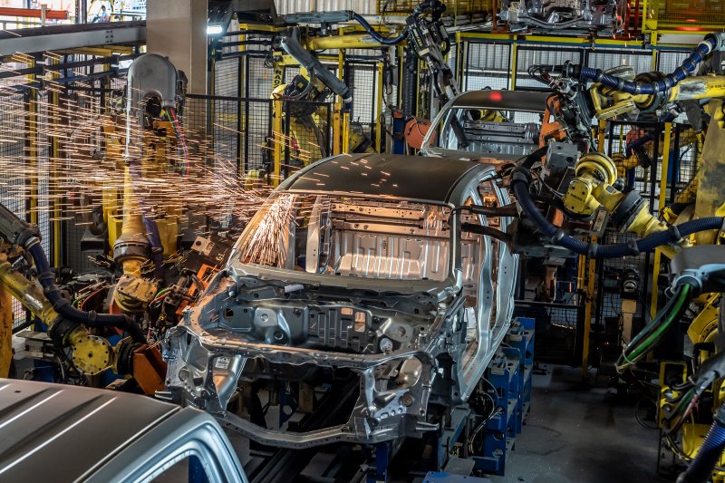 Fábrica General Motors em São Paulo.