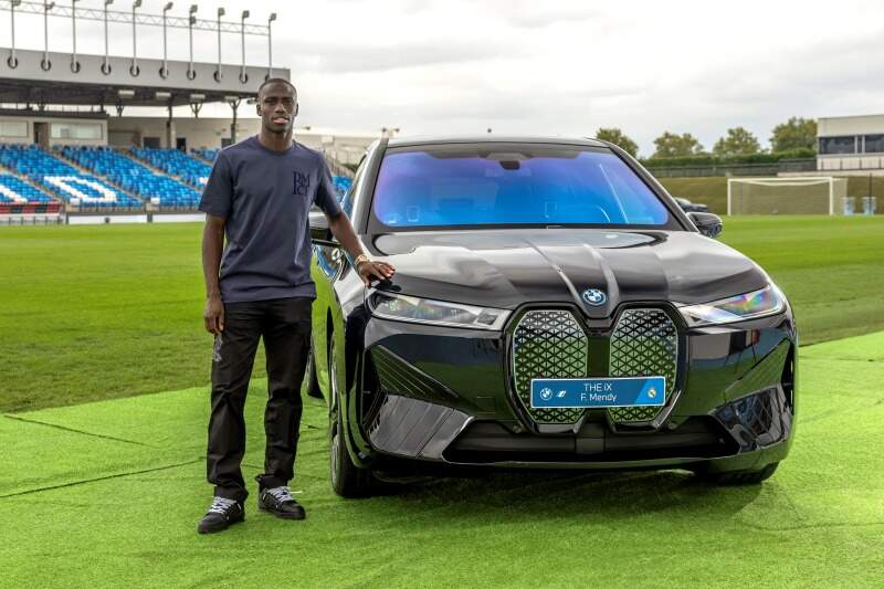 Real Madrid e BWM - Mendy e iX.