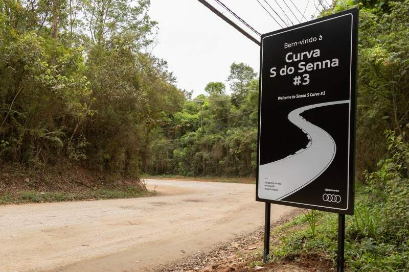 Curva 'S do Senna' em Ribeirão Pires (SP).