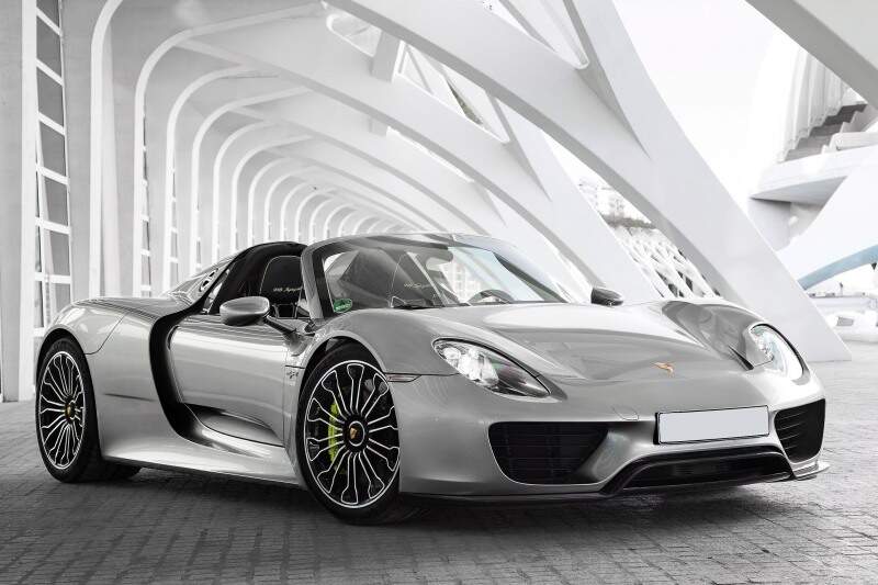 Porsche 918 Spyder.