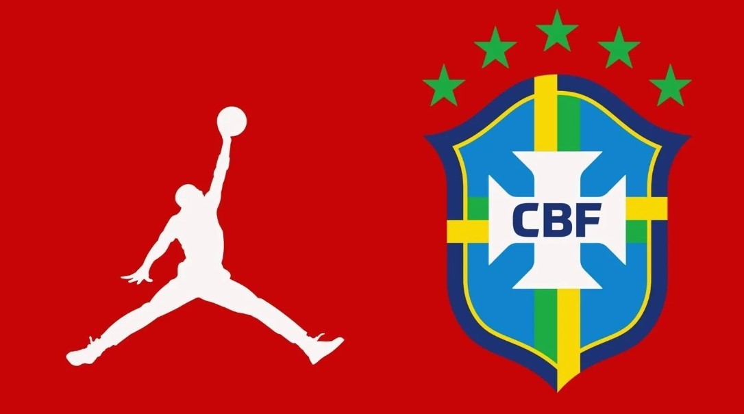Segunda camisa do Brasil para a Copa de 2026 deve ser vermelha e confeccionada pela Jordan • ReproduçãoFooty Headlines