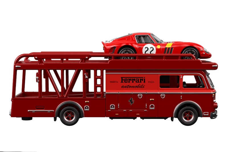 Hot Wheels Ferrari GTO com Fiat 642.