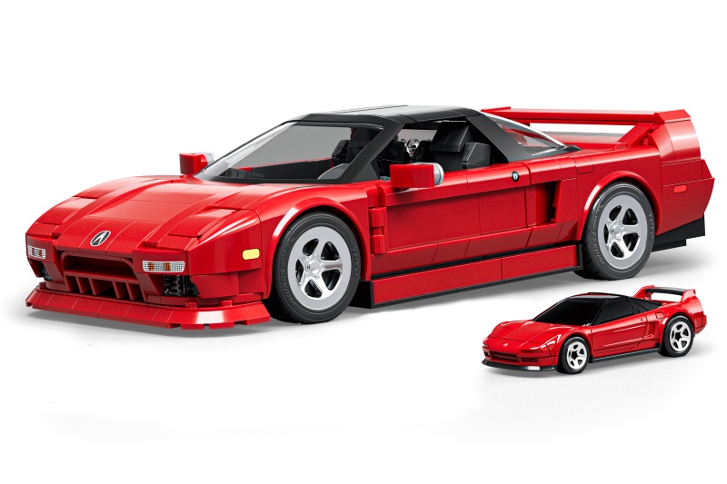 Mattel Brick Shop Hot Wheels - 90 Acura NSX.