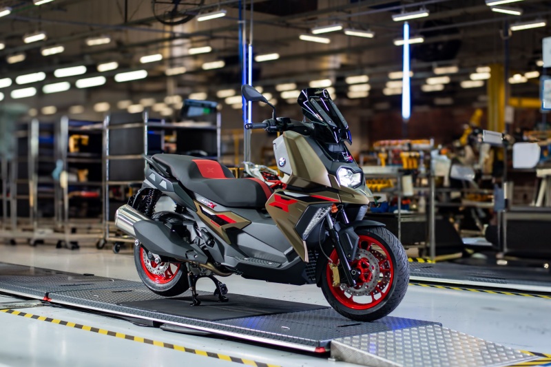 BMW Motorrad C 400 X na linha de produção da marca em Manaus, Amazonas.