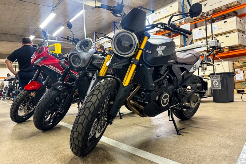 Produção Moto Morini em Manaus.