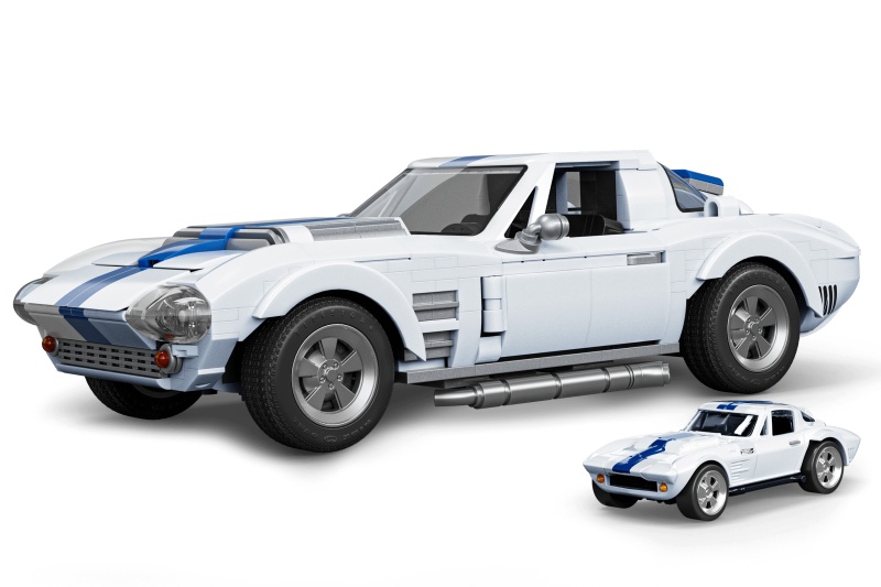 Mattel Brick Shop Hot Wheels - Corvette Grand Sport.