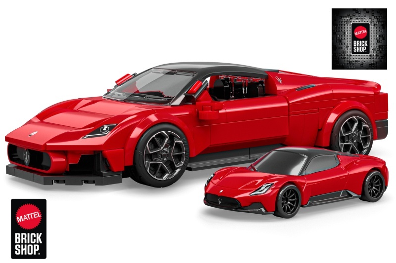Mattel Brick Shop Hot Wheels - Maserati MC20.