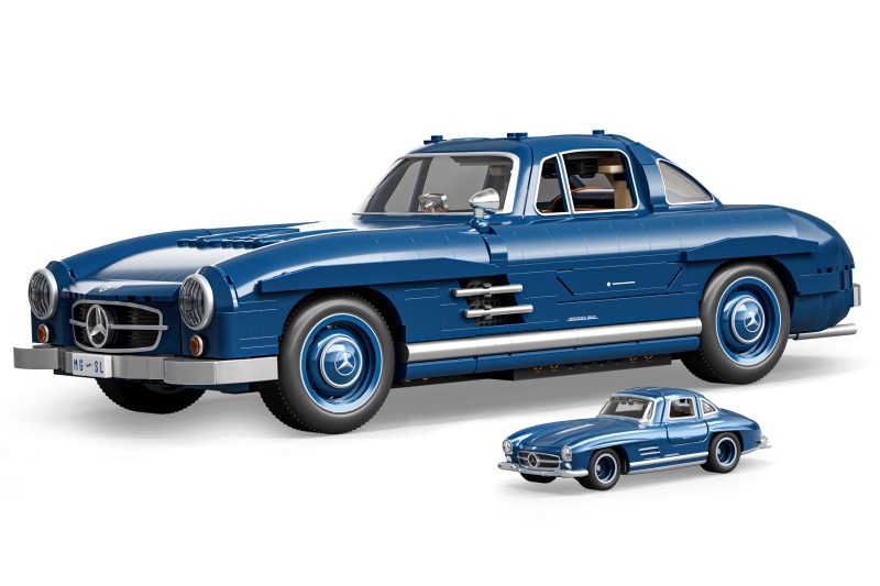 Mattel Brick Shop Hot Wheels - Mercedes-Benz 300 SL.